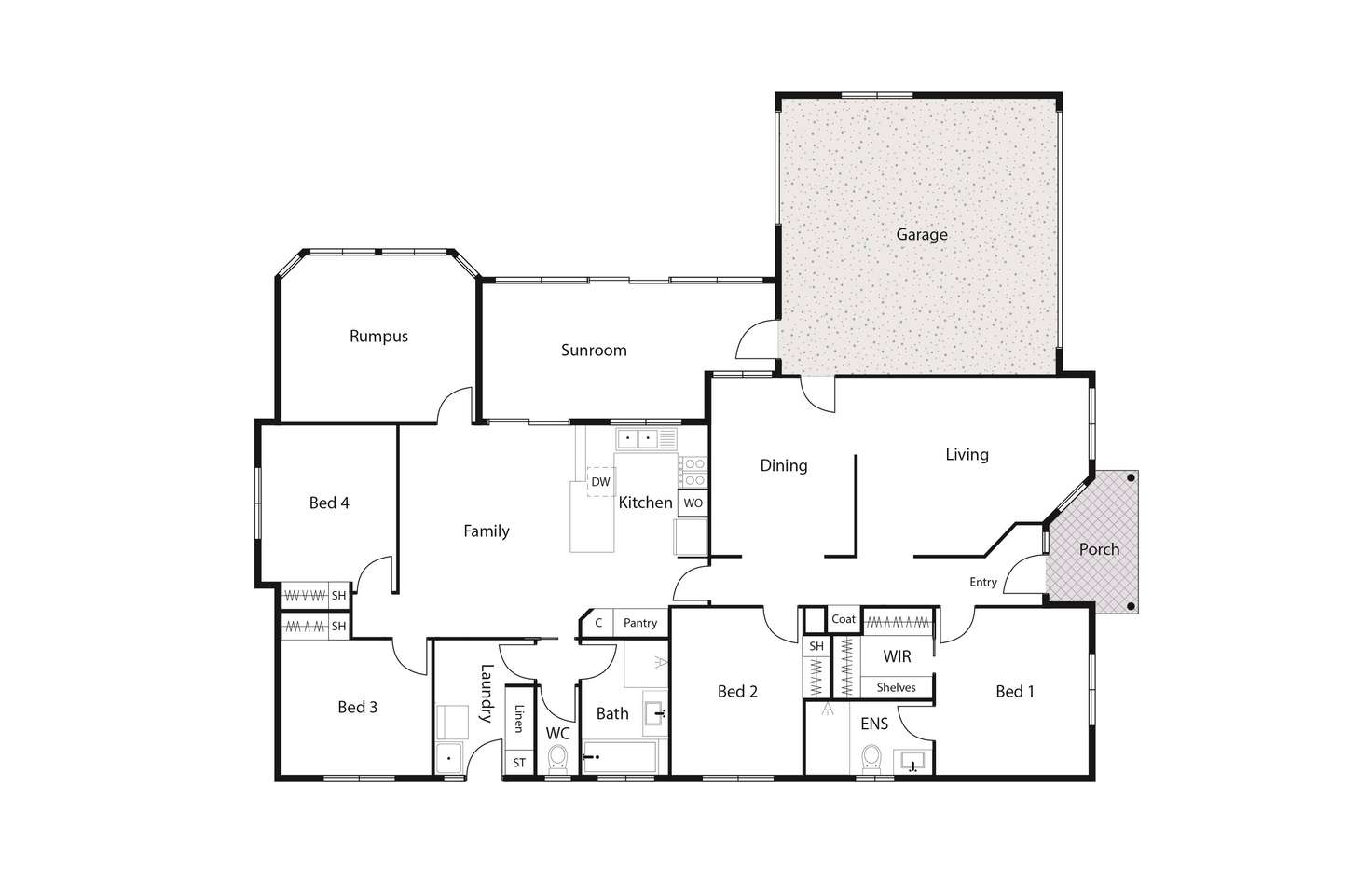 Floorplan of Homely house listing, 33 Oxenham Circuit, Gordon ACT 2906