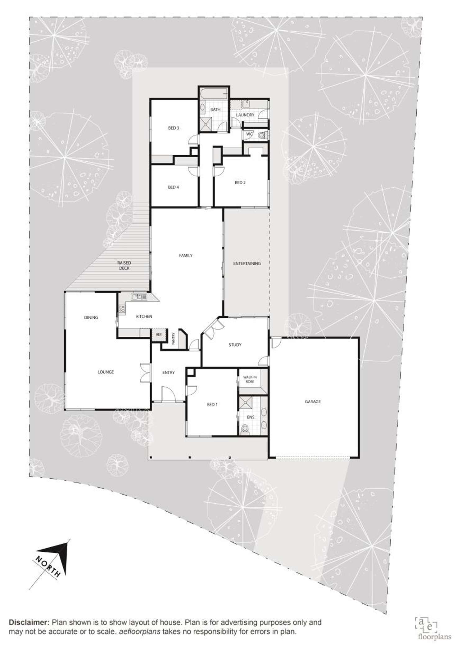 Floorplan of Homely house listing, 3 Hoy Place, Isaacs ACT 2607
