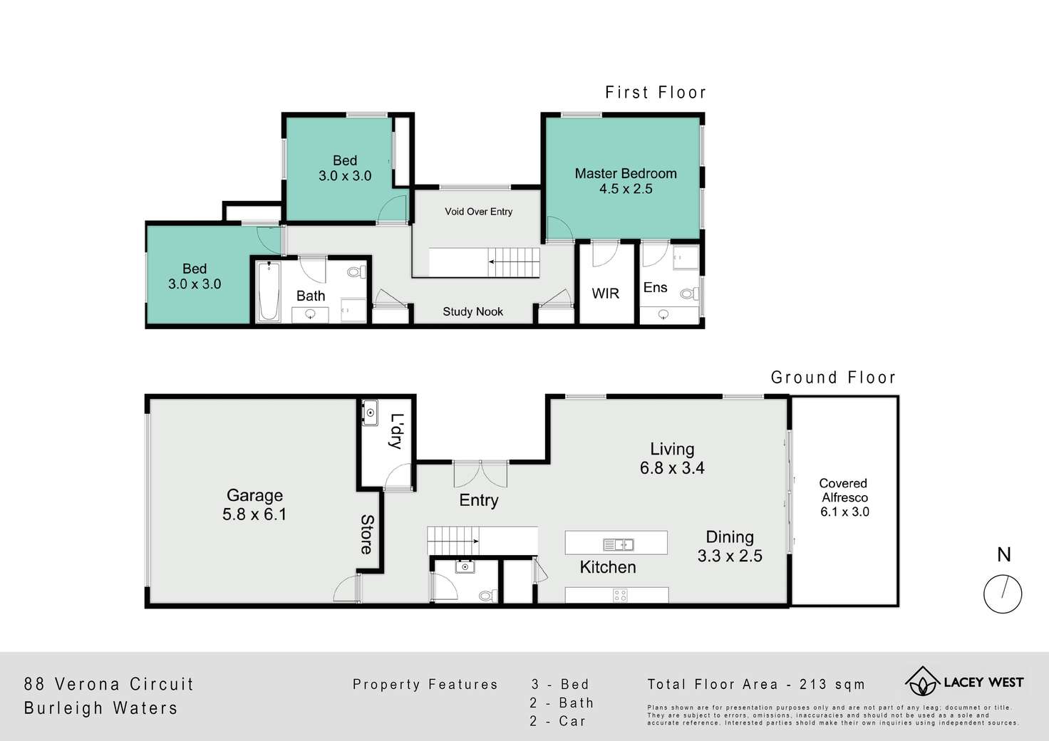 Floorplan of Homely house listing, 88 Verona Circuit, Burleigh Waters QLD 4220