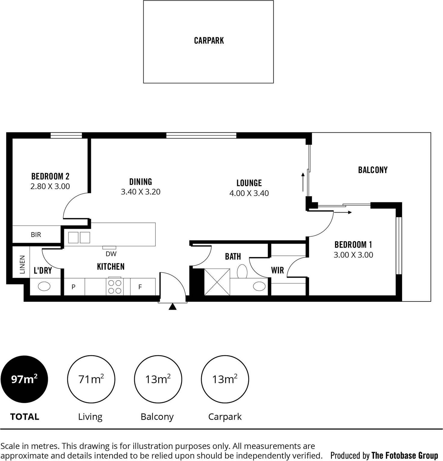 Floorplan of Homely apartment listing, 8/11 Daly Street, Adelaide SA 5000