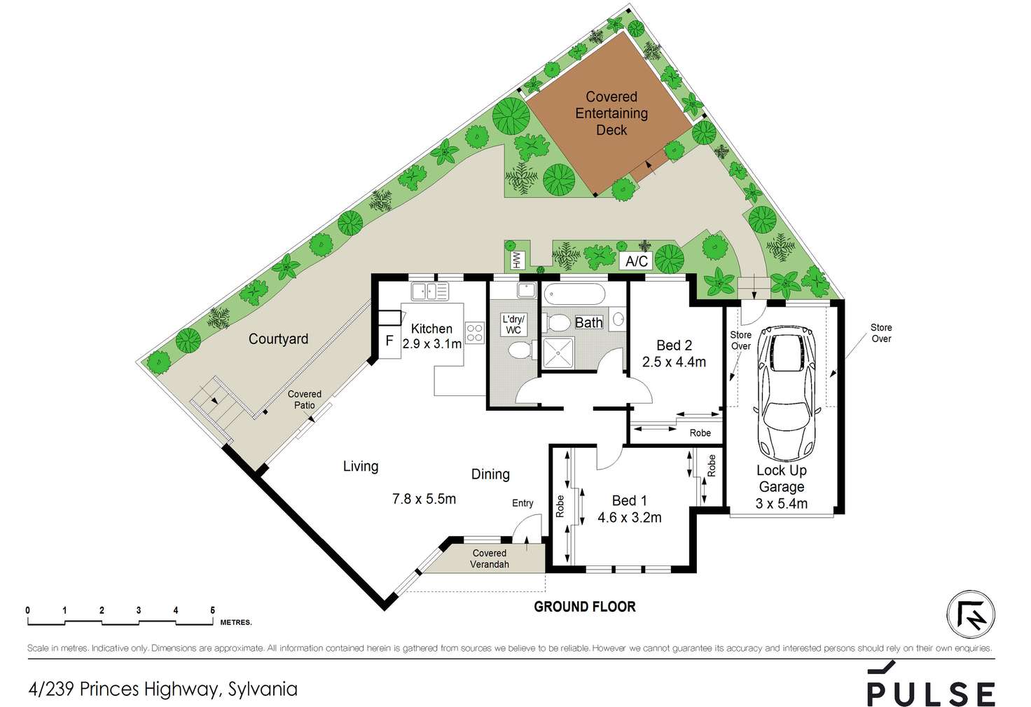 Floorplan of Homely villa listing, 4/239-241 Princes Highway, Sylvania NSW 2224