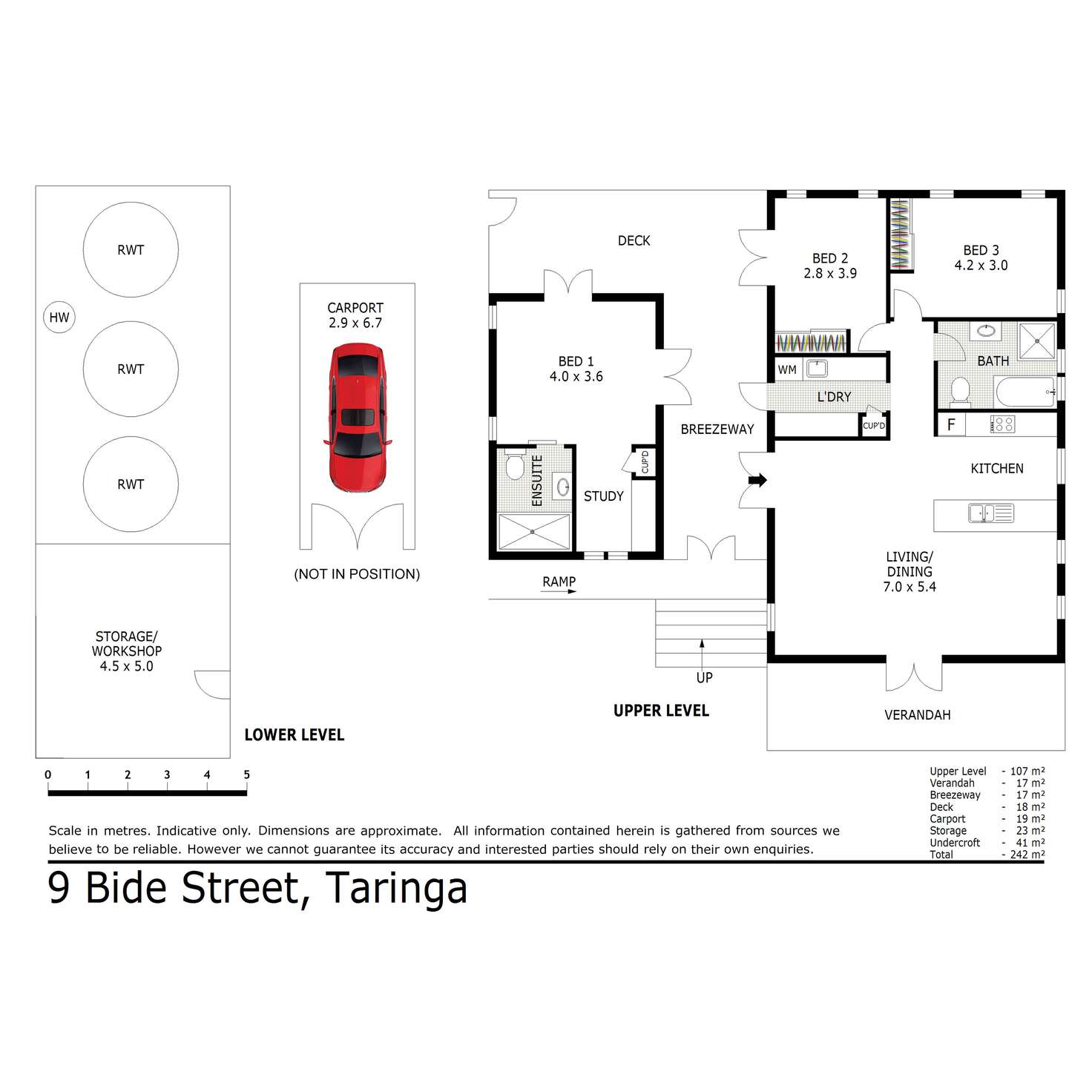 Floorplan of Homely house listing, 9 Bide Street, Taringa QLD 4068