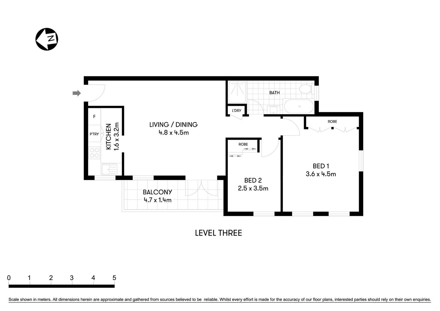 Floorplan of Homely apartment listing, 8/21 Darley Street, Neutral Bay NSW 2089