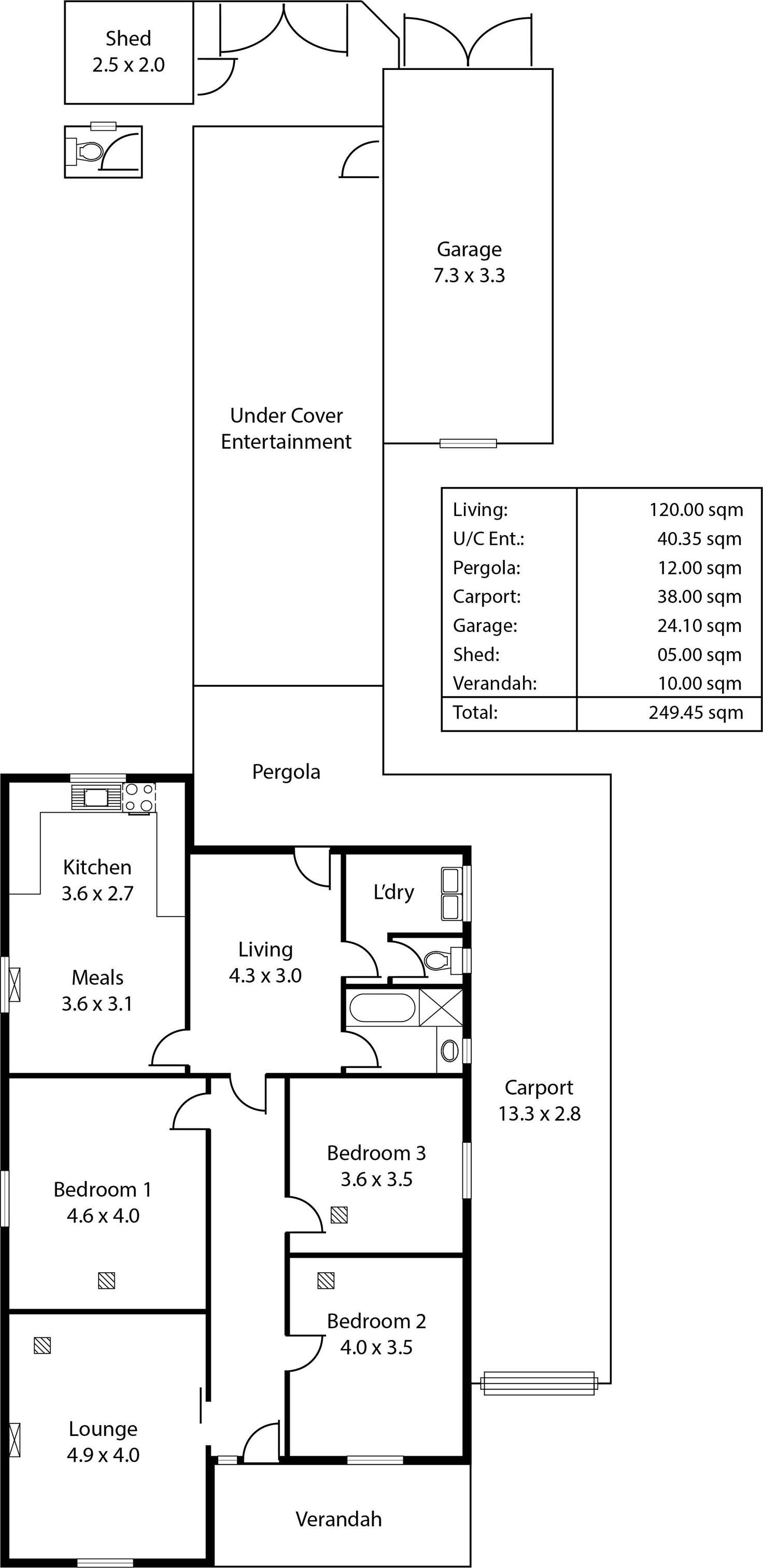 Floorplan of Homely house listing, 48 Salop Street, Beulah Park SA 5067