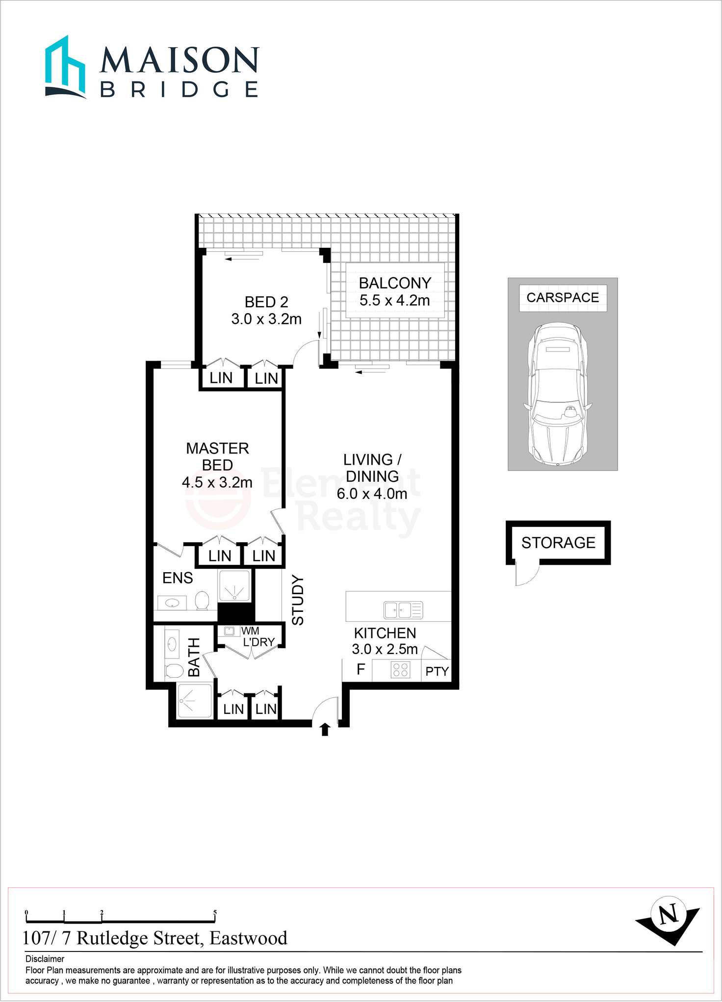 Floorplan of Homely apartment listing, 107/7 Rutledge Street, Eastwood NSW 2122