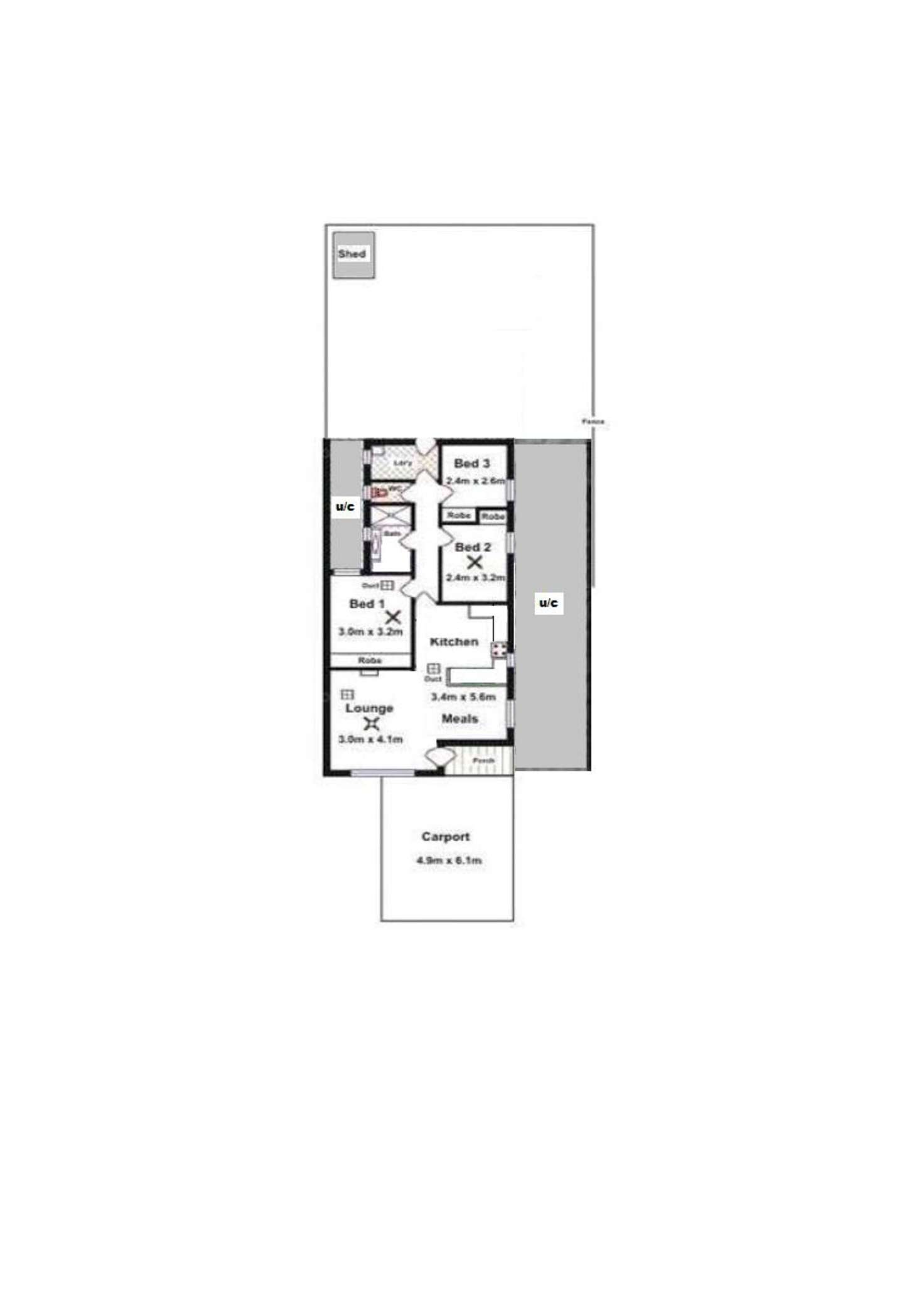 Floorplan of Homely house listing, 20B Roger Pitt Street, Modbury Heights SA 5092