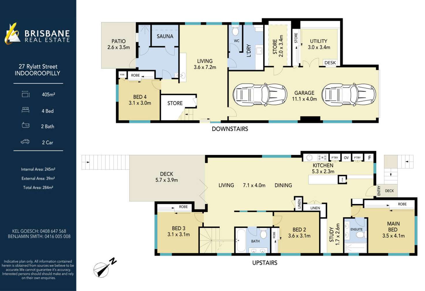 Floorplan of Homely house listing, 27 Rylatt Street, Indooroopilly QLD 4068