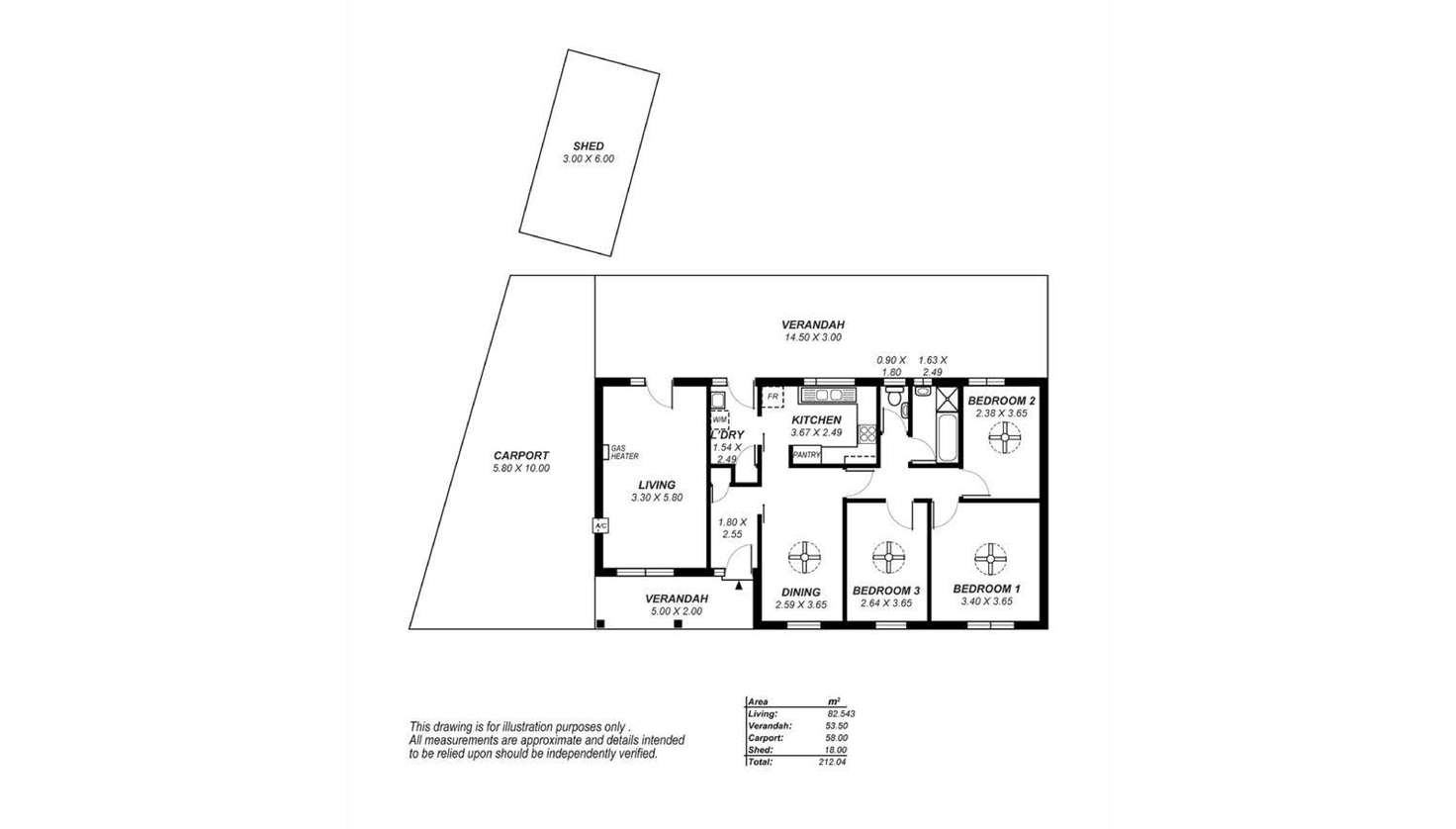 Floorplan of Homely house listing, 37 Secomb Avenue, Parafield Gardens SA 5107