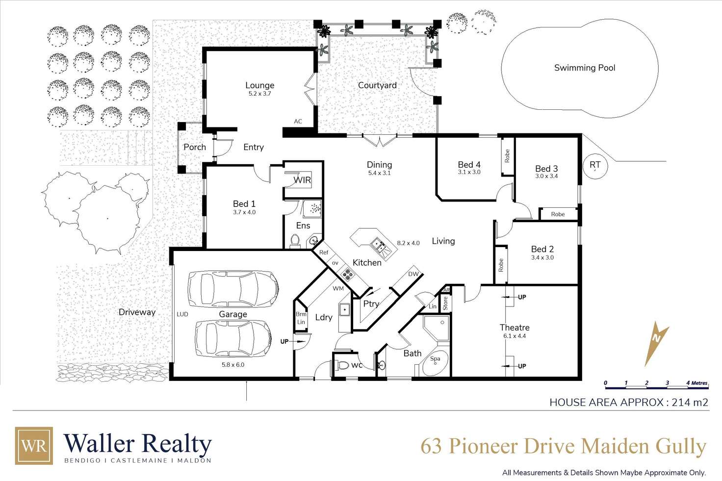Floorplan of Homely house listing, 63 Pioneer Drive, Maiden Gully VIC 3551