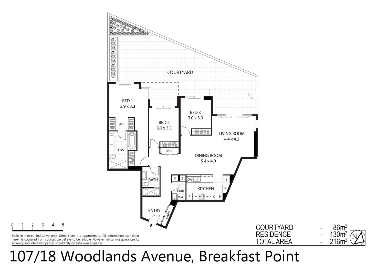 Floorplan of Homely apartment listing, 107/18 Woodlands Avenue, Breakfast Point NSW 2137