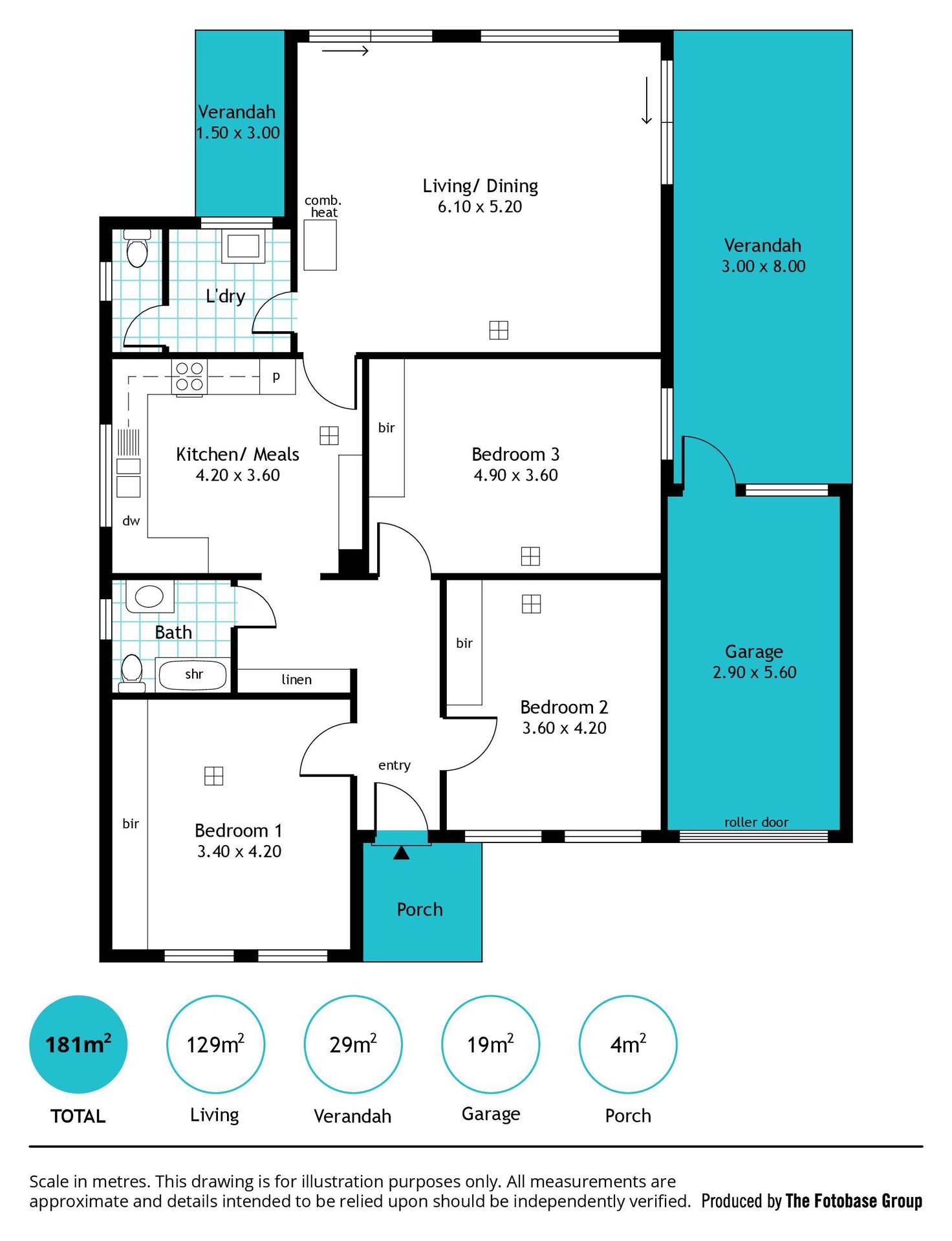 Floorplan of Homely house listing, 4 Finchley Street, Clovelly Park SA 5042