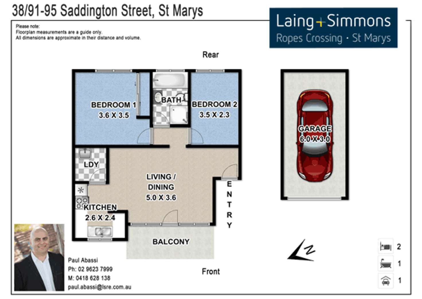Floorplan of Homely unit listing, 38/91-95 Saddington Street, St Marys NSW 2760