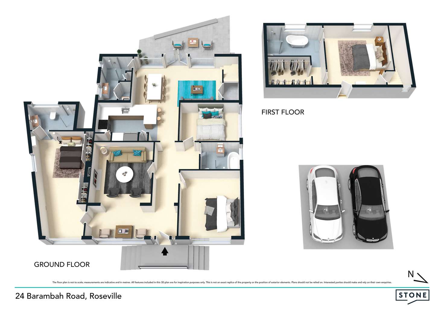 Floorplan of Homely house listing, 24 Barambah Road, Roseville NSW 2069