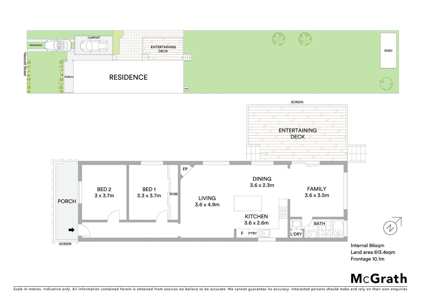 Floorplan of Homely house listing, 5 Hancott Street, Ryde NSW 2112