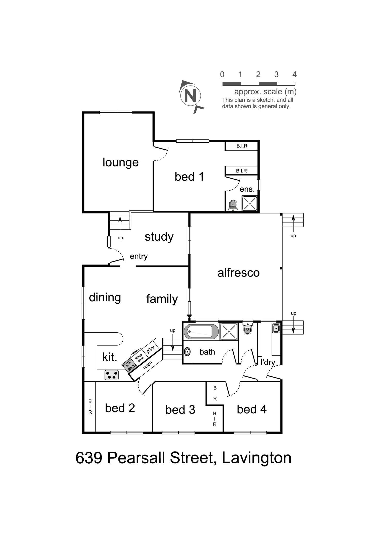 Floorplan of Homely house listing, 639 Pearsall Street, Lavington NSW 2641