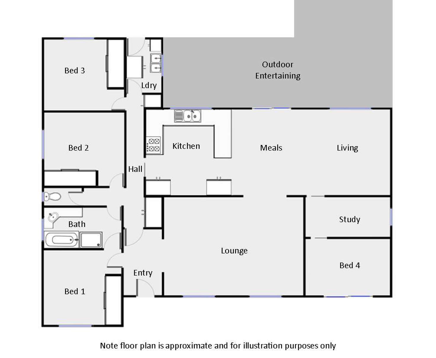 Floorplan of Homely house listing, 980-984 Fifteenth Street, Mildura VIC 3500