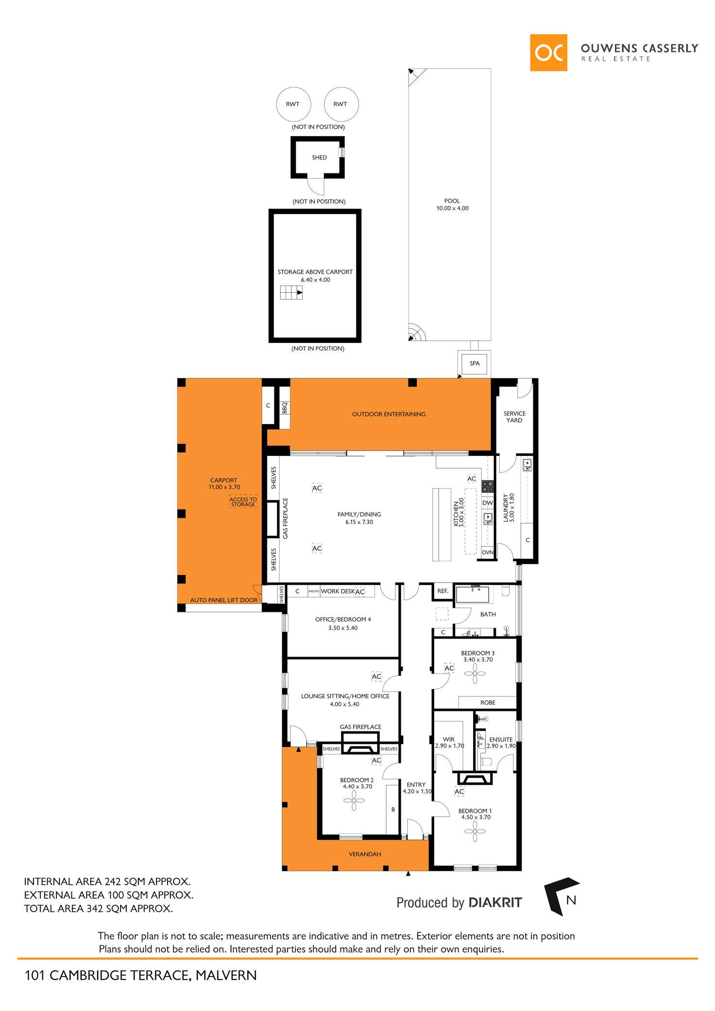 Floorplan of Homely house listing, 101 Cambridge Terrace, Malvern SA 5061