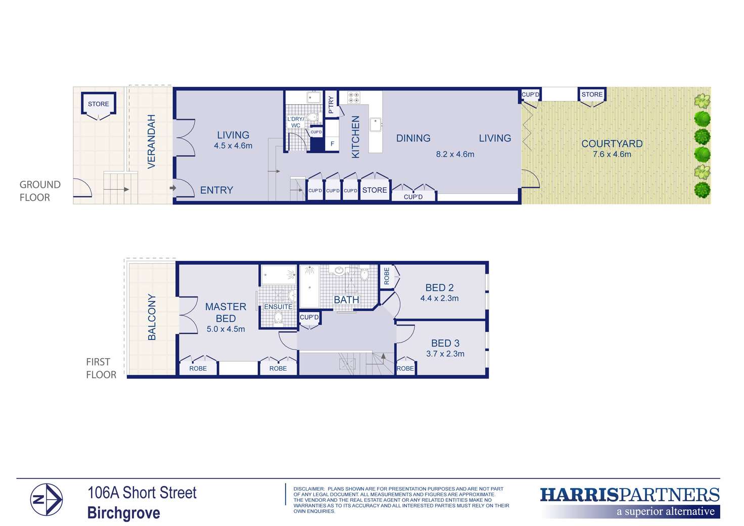 Floorplan of Homely house listing, 106a Short Street, Birchgrove NSW 2041