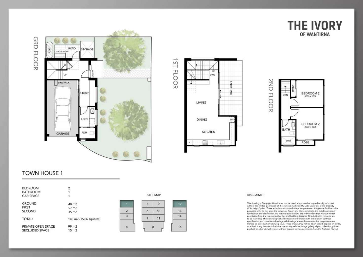 Floorplan of Homely townhouse listing, 12/544 - 548 Boronia Road, Wantirna VIC 3152