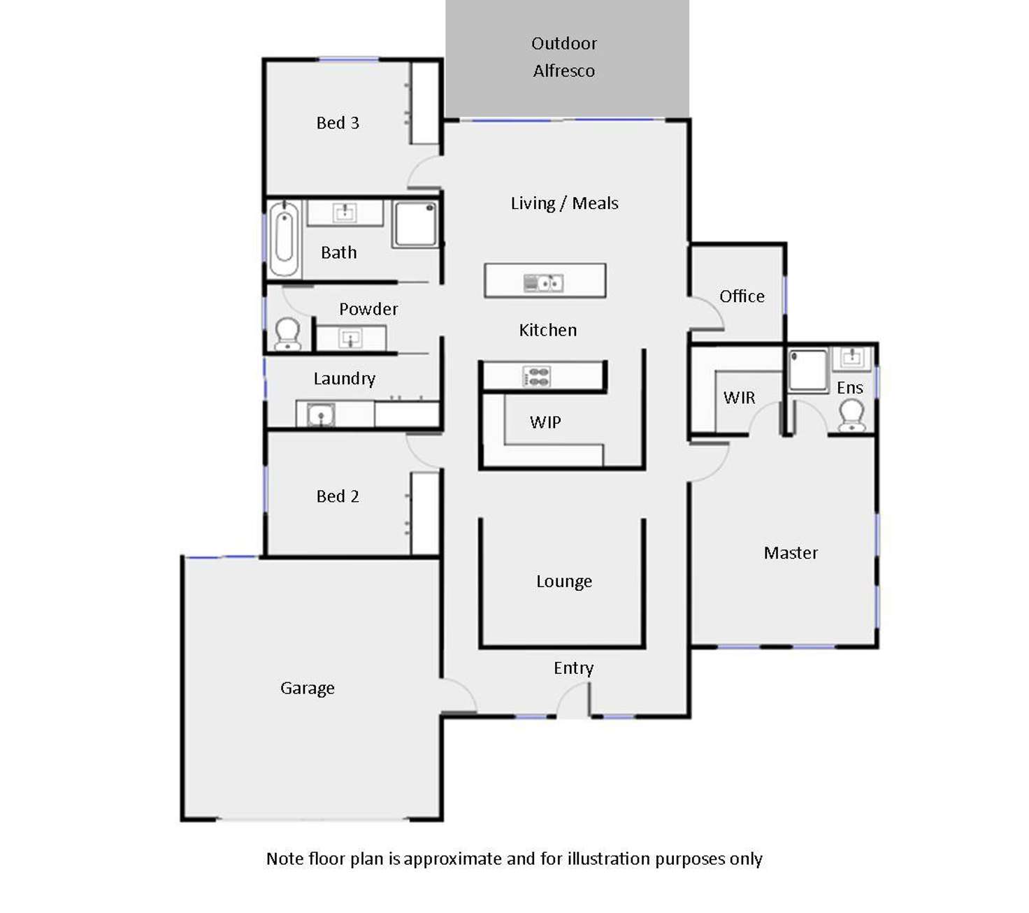 Floorplan of Homely house listing, 31 Drings Way, Gol Gol NSW 2738