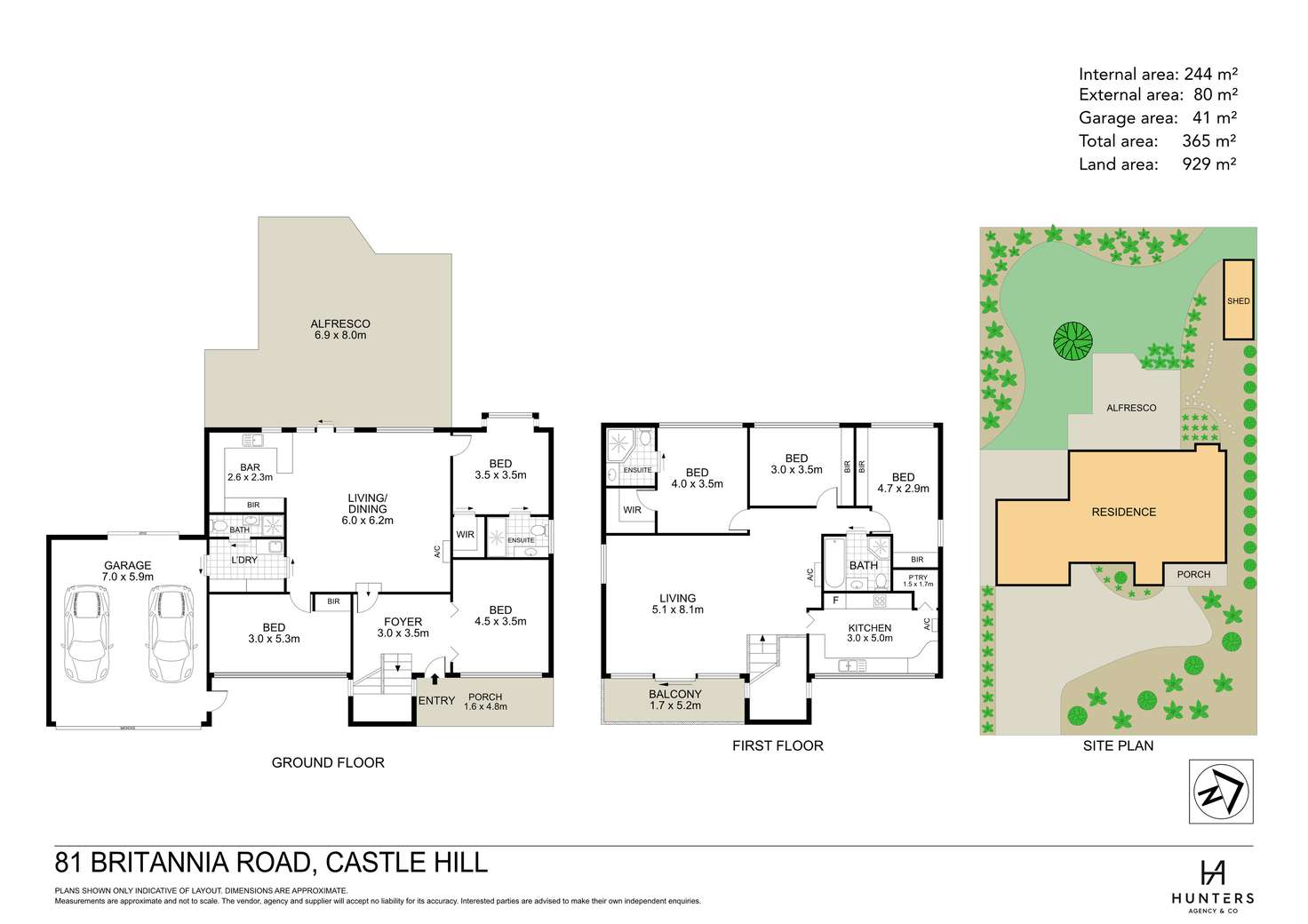 Floorplan of Homely house listing, 81 Britannia Road, Castle Hill NSW 2154