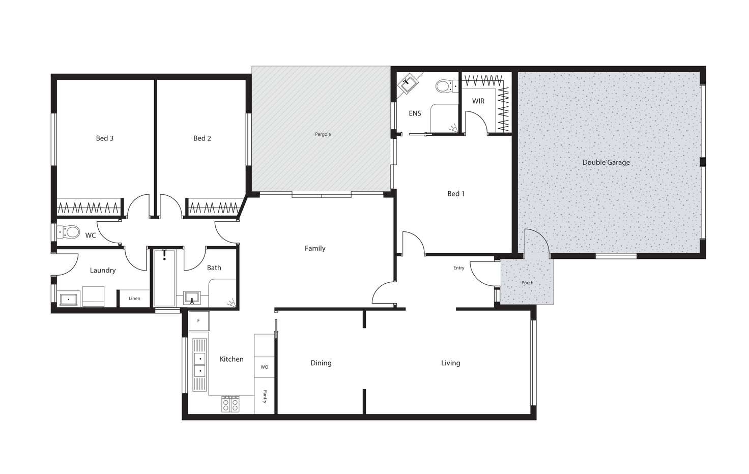Floorplan of Homely house listing, 14 Ringrose Crescent, Isaacs ACT 2607