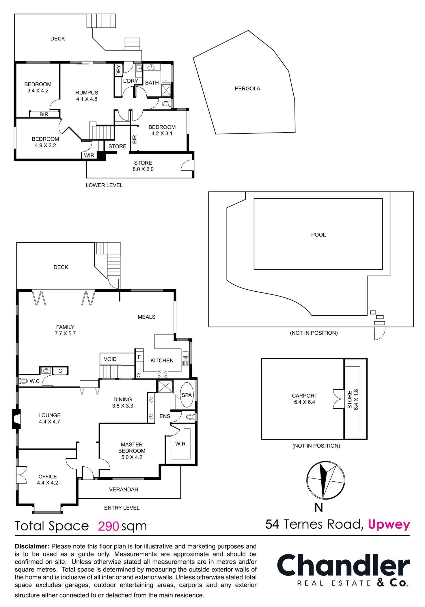 Floorplan of Homely house listing, 54 Ternes Road, Upwey VIC 3158