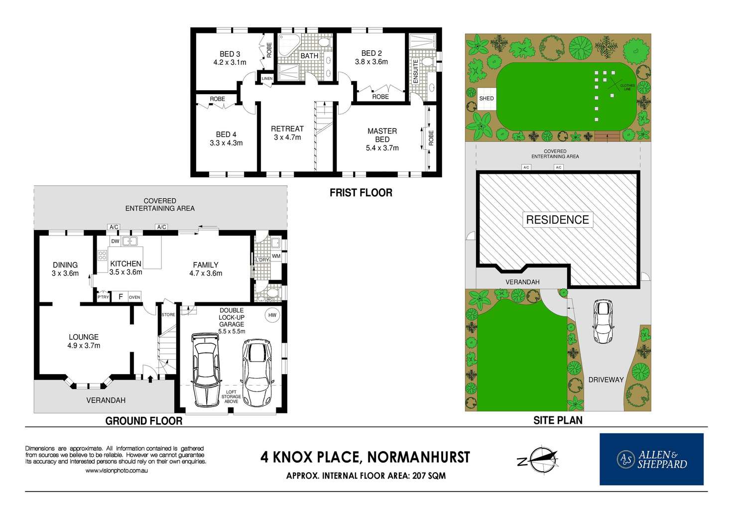 Floorplan of Homely house listing, 4 Knox Place, Normanhurst NSW 2076