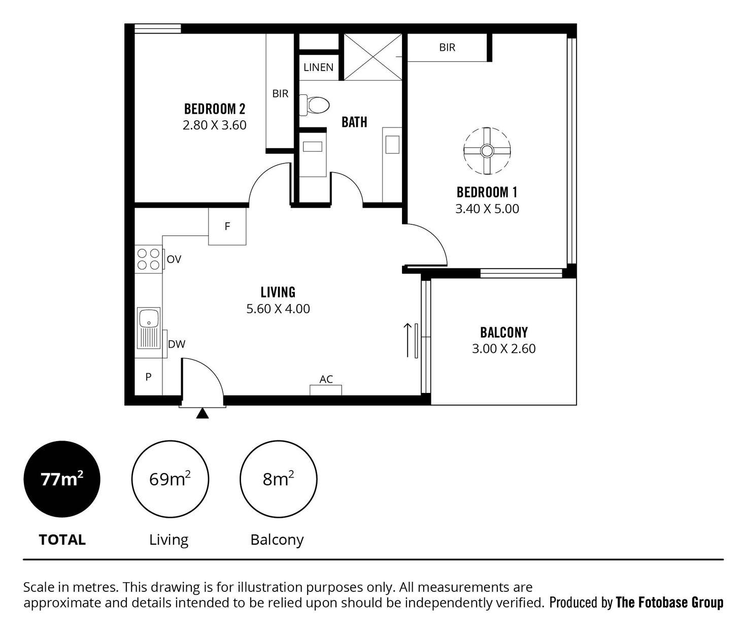 Floorplan of Homely apartment listing, 1407/102 Waymouth Street, Adelaide SA 5000