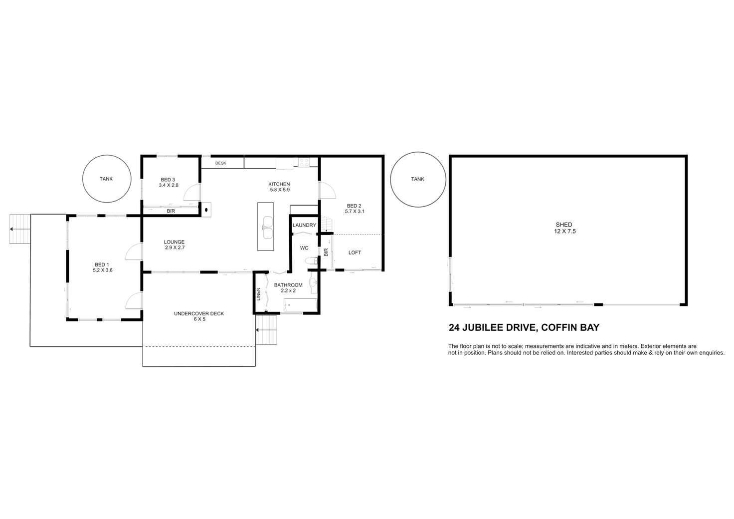 Floorplan of Homely house listing, 24 Jubilee Drive, Coffin Bay SA 5607