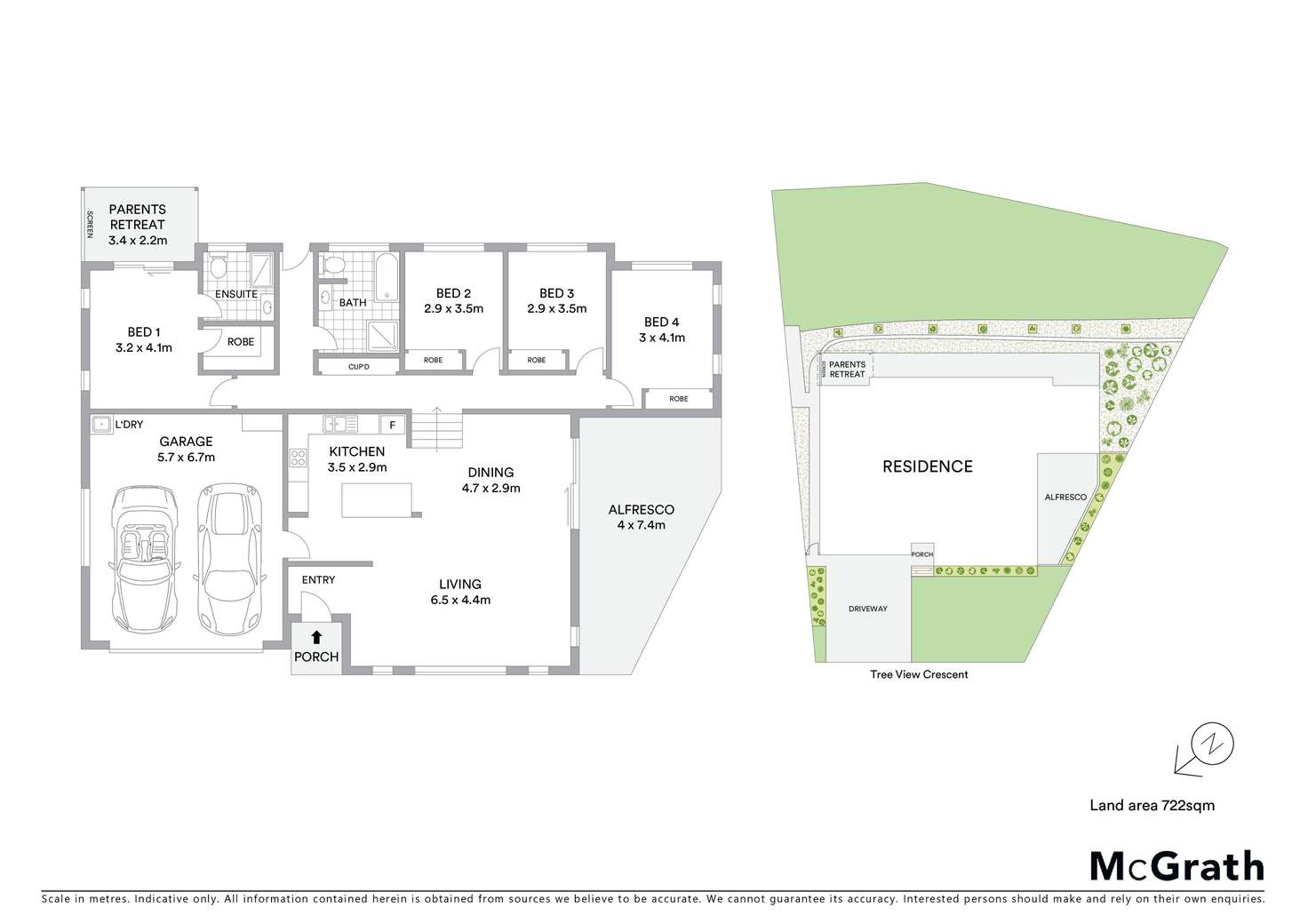 Floorplan of Homely house listing, 15 Tree View Crescent, Little Mountain QLD 4551