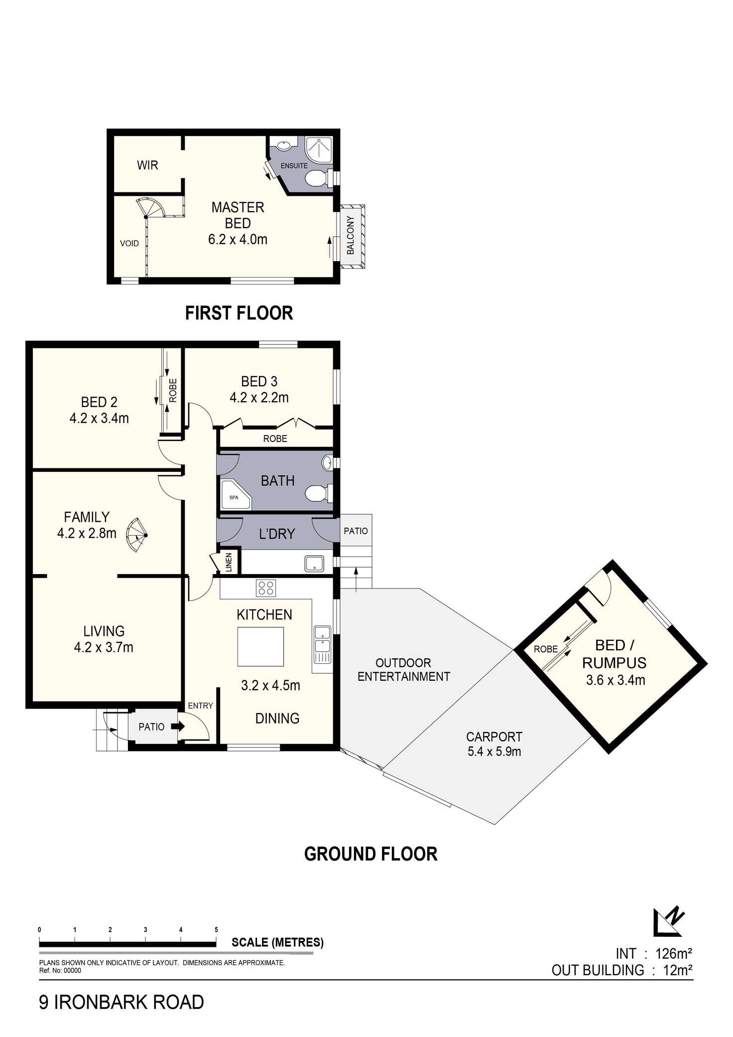 Floorplan of Homely house listing, 9 Ironbark Road, Bendigo VIC 3550