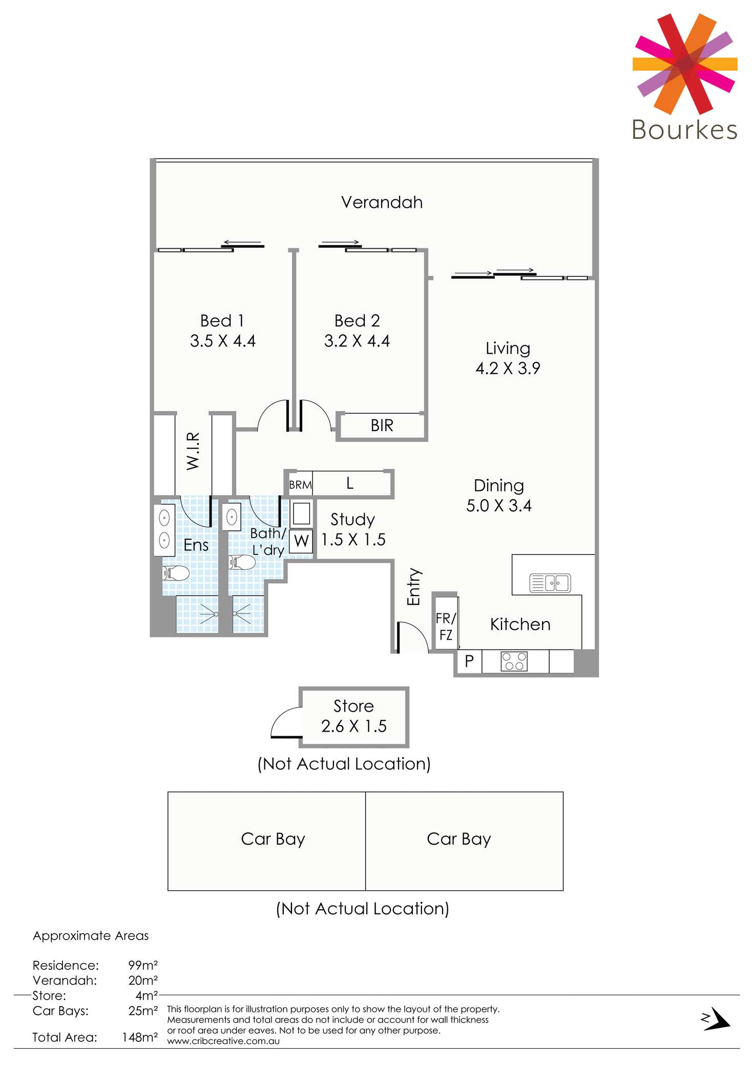 Floorplan of Homely apartment listing, 5/30 Kwong Alley, North Fremantle WA 6159