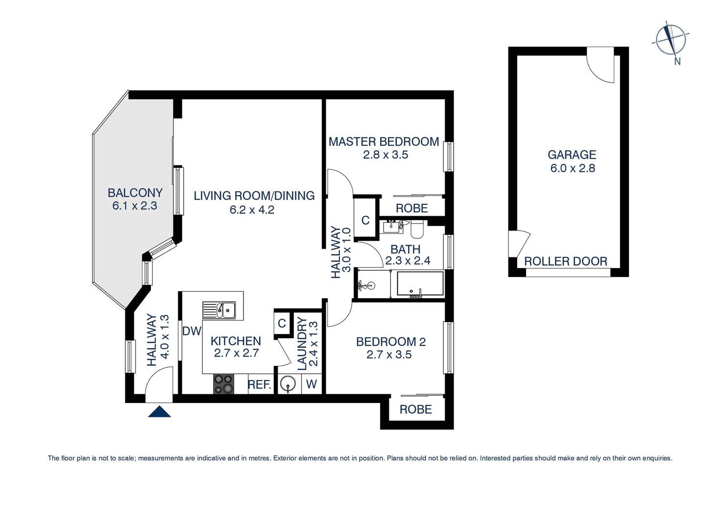 Floorplan of Homely unit listing, 6/32 Fourth Avenue, Blacktown NSW 2148