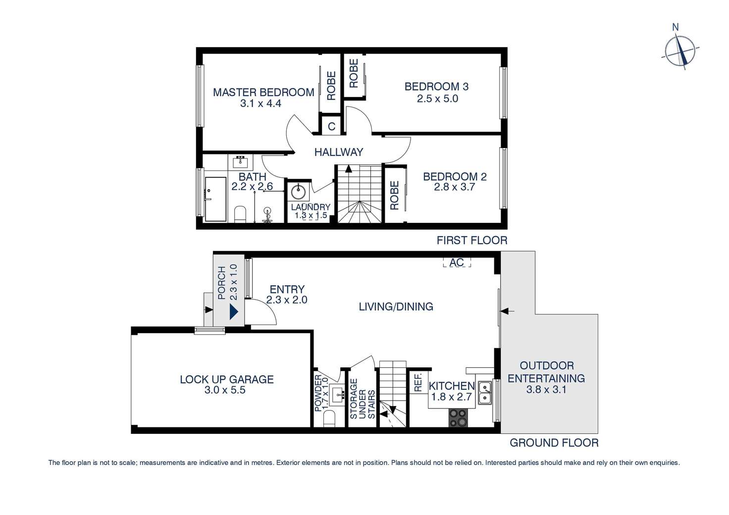 Floorplan of Homely townhouse listing, 28/173a Reservoir Road, Blacktown NSW 2148