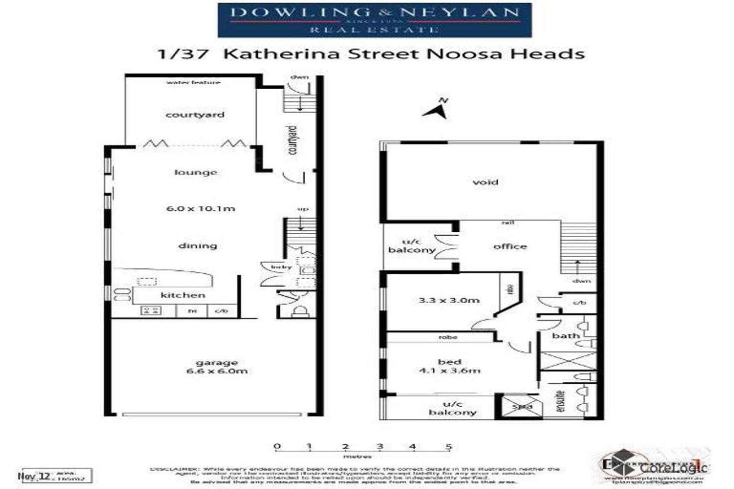 Floorplan of Homely apartment listing, 1/37 Katharina Street, Noosa Heads QLD 4567