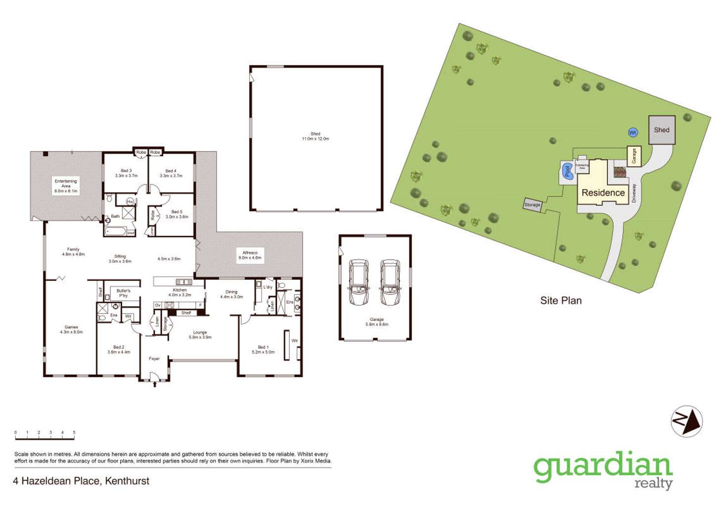 Floorplan of Homely house listing, 4 Hazeldean Place, Kenthurst NSW 2156