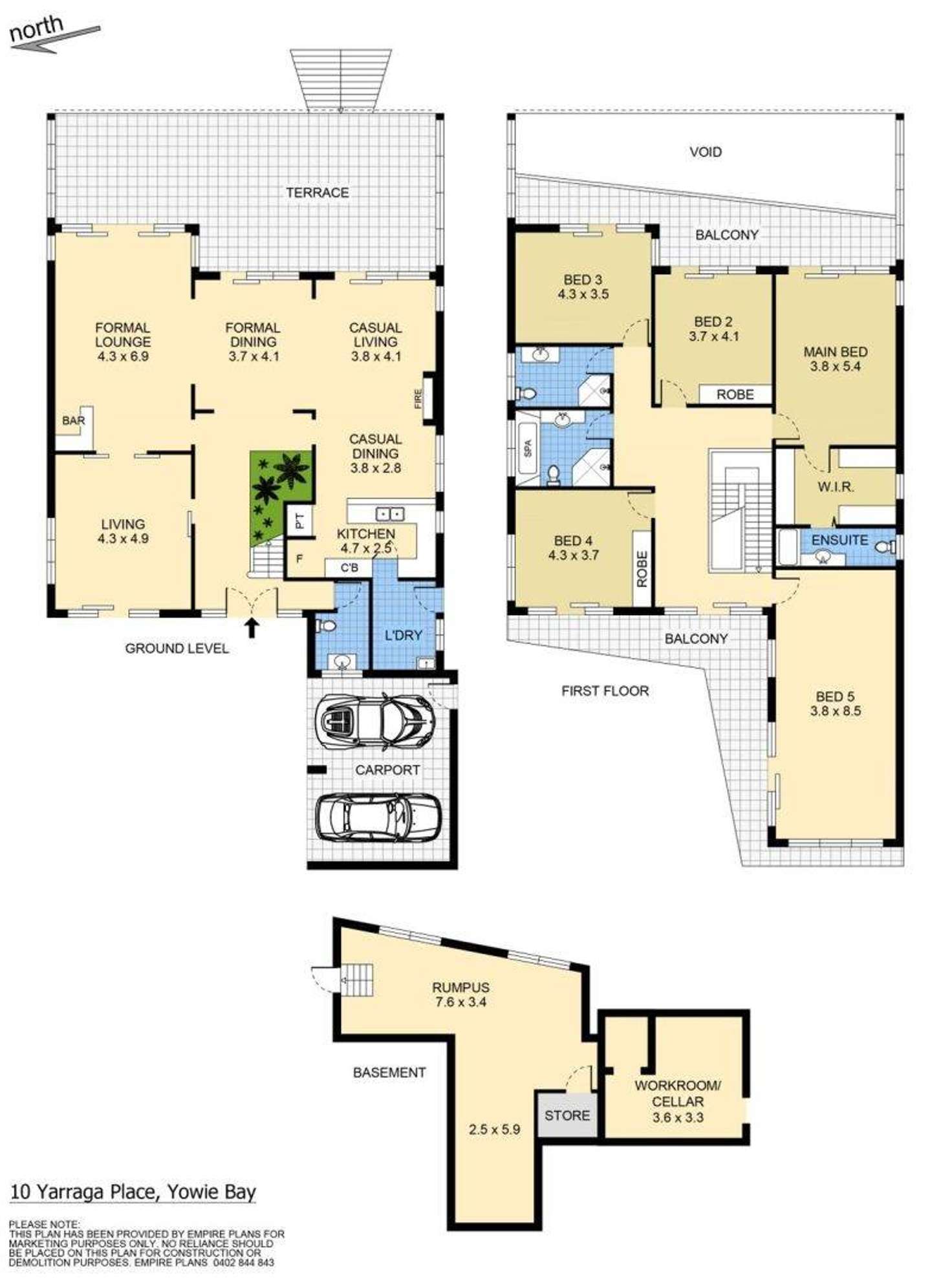 Floorplan of Homely house listing, 10 Yarraga Place, Yowie Bay NSW 2228