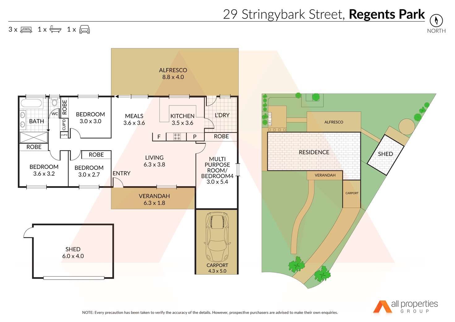 Floorplan of Homely house listing, 29 Stringybark Street, Regents Park QLD 4118