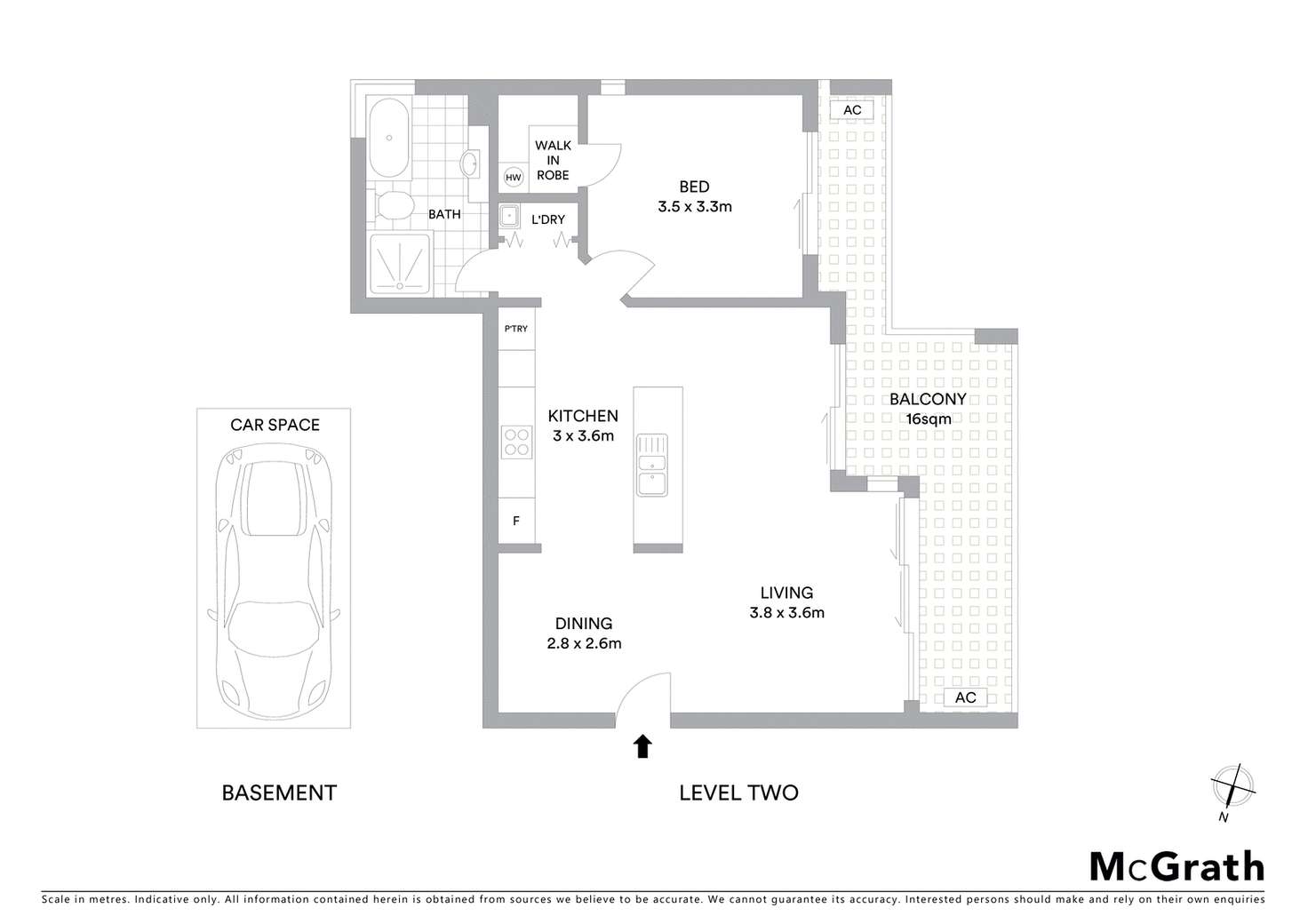 Floorplan of Homely apartment listing, 5/43 Anembo Street, Chevron Island QLD 4217