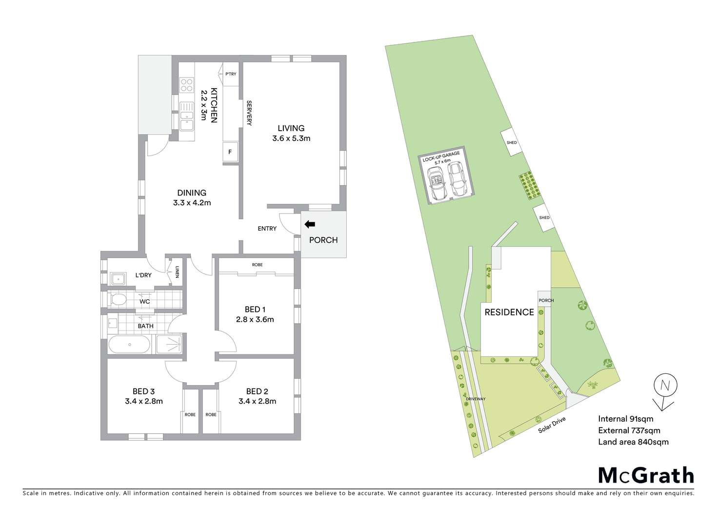 Floorplan of Homely house listing, 169 Solar Drive, Whittington VIC 3219