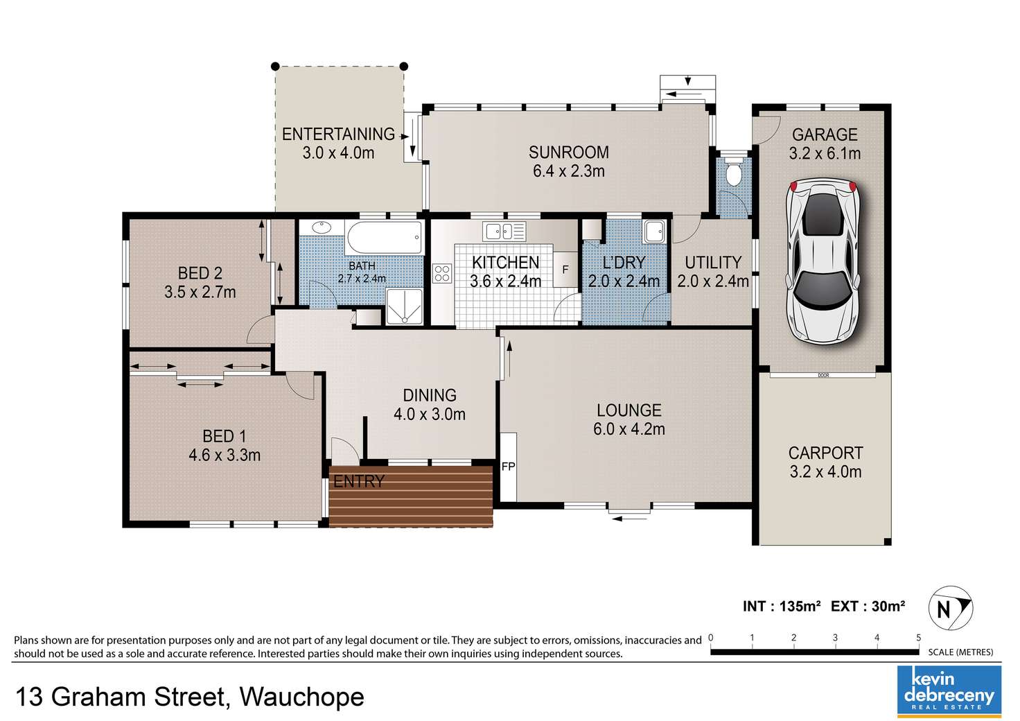 Floorplan of Homely house listing, 13 Graham Street, Wauchope NSW 2446