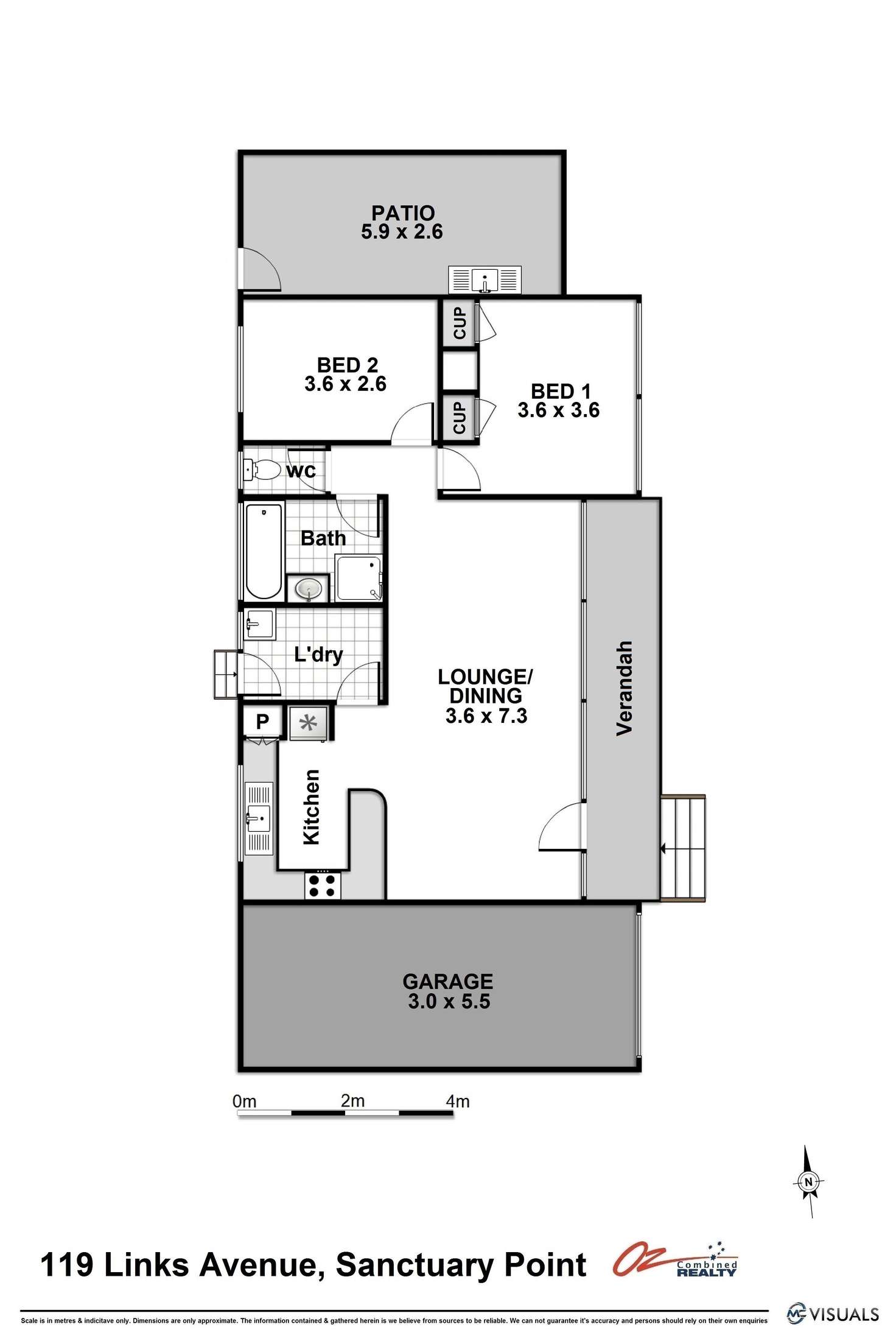 Floorplan of Homely house listing, 119 Links Avenue, Sanctuary Point NSW 2540