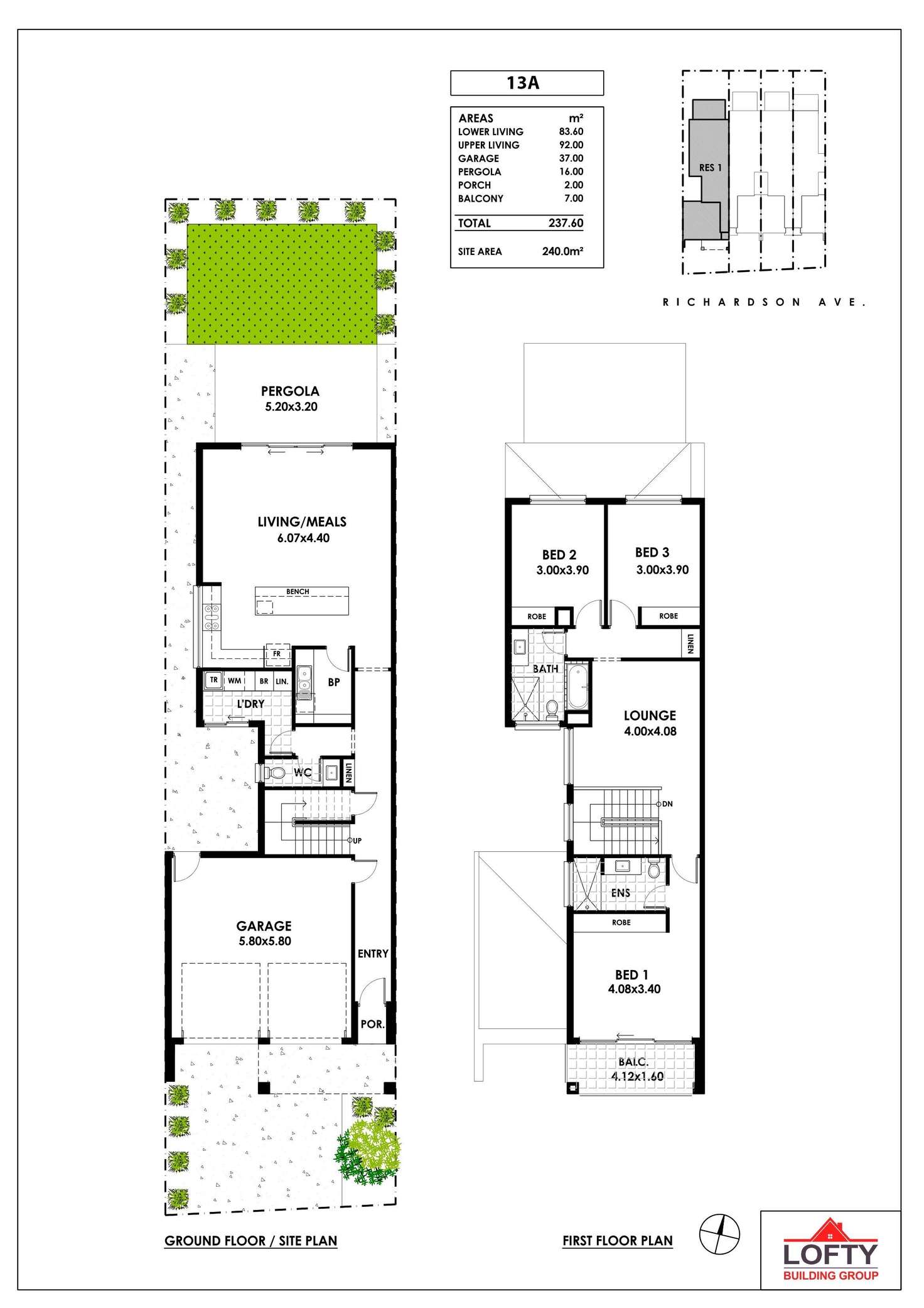 Floorplan of Homely house listing, 13A Richardson Avenue, Tranmere SA 5073