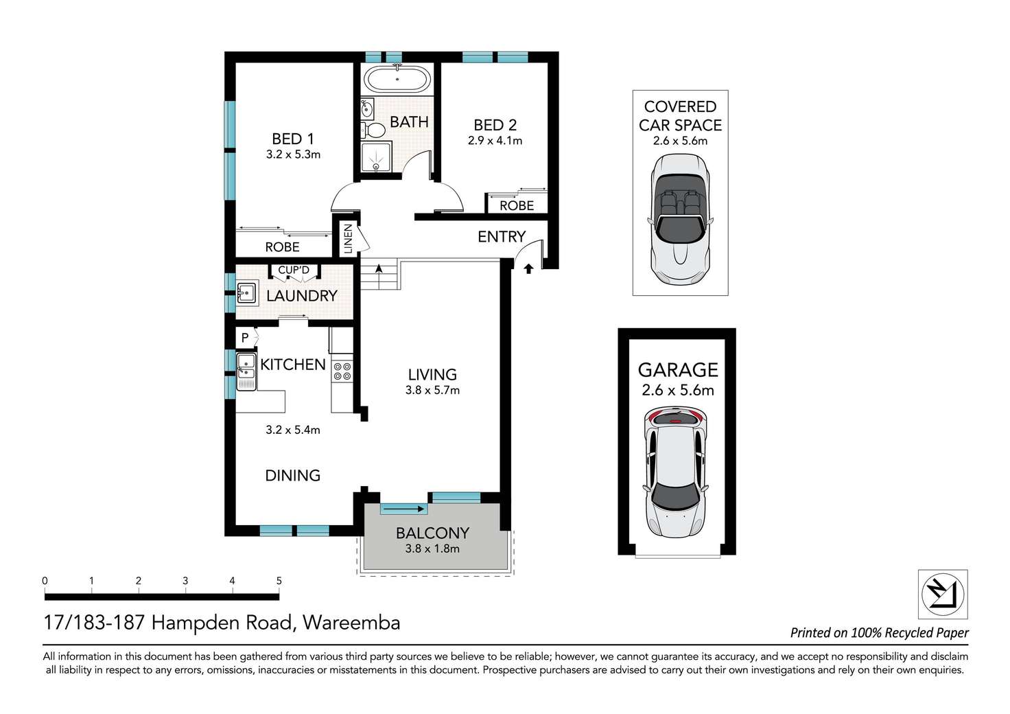 Floorplan of Homely unit listing, 17/183-187 Hampden Road, Wareemba NSW 2046