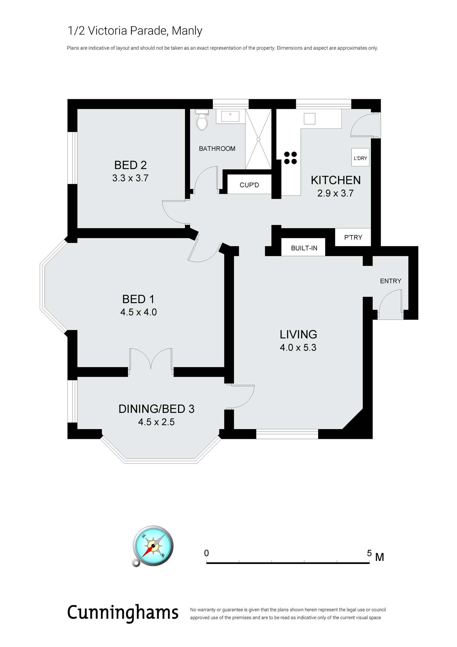 Floorplan of Homely apartment listing, 1/2 Victoria Parade, Manly NSW 2095