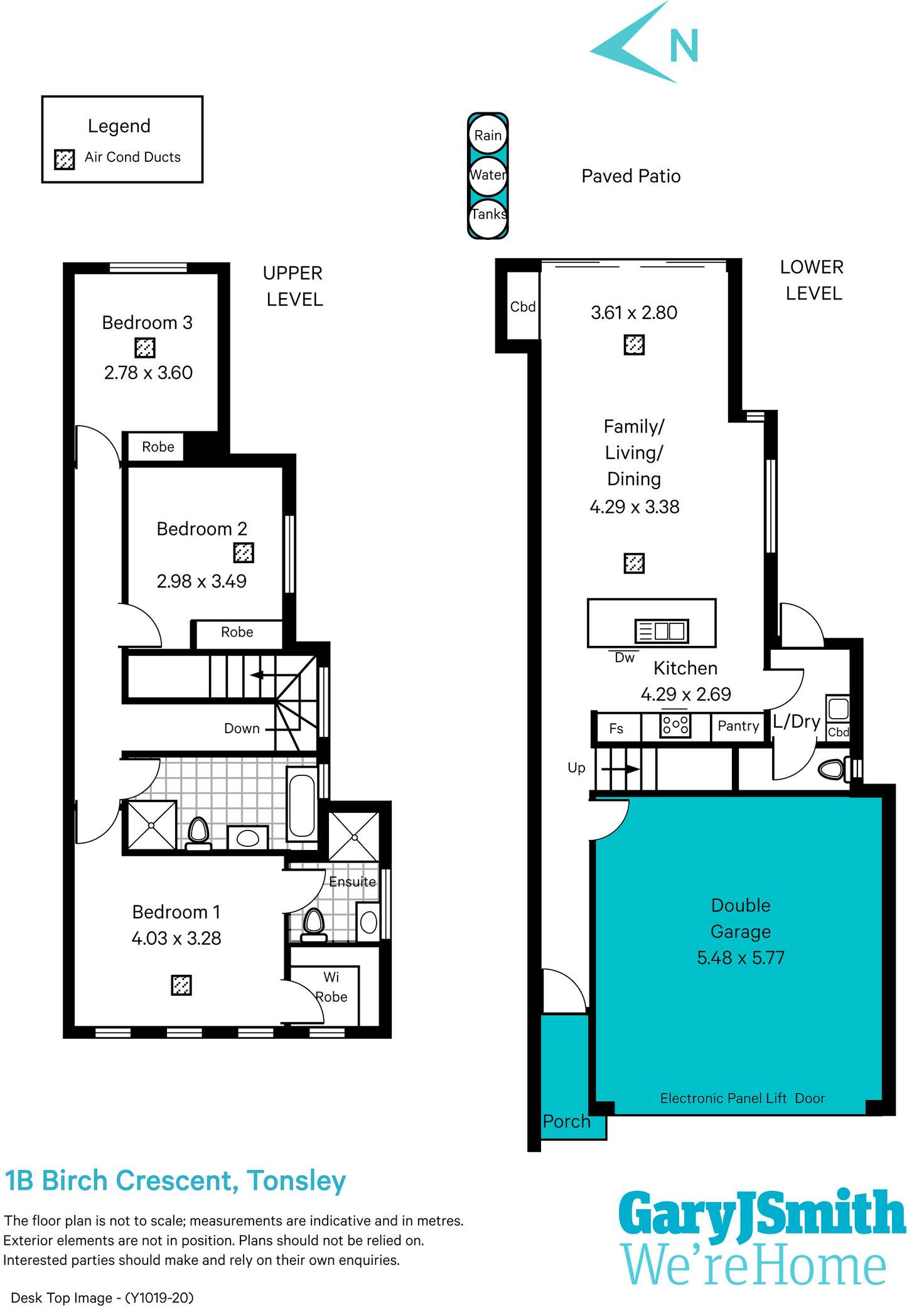 Floorplan of Homely townhouse listing, 1b Birch Crescent, Clovelly Park SA 5042