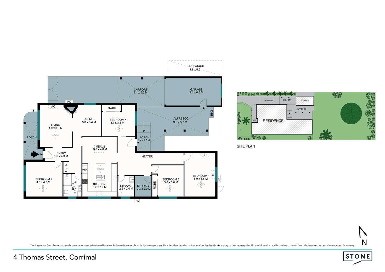 Floorplan of Homely house listing, 4 Thomas Street, Corrimal NSW 2518
