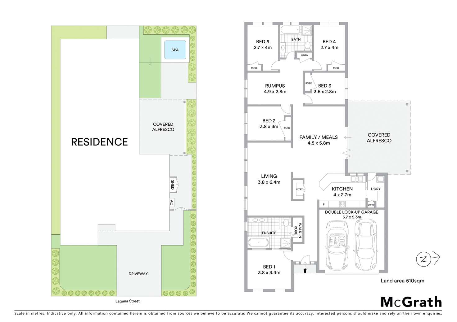 Floorplan of Homely house listing, 15 Laguna Street, Kellyville Ridge NSW 2155