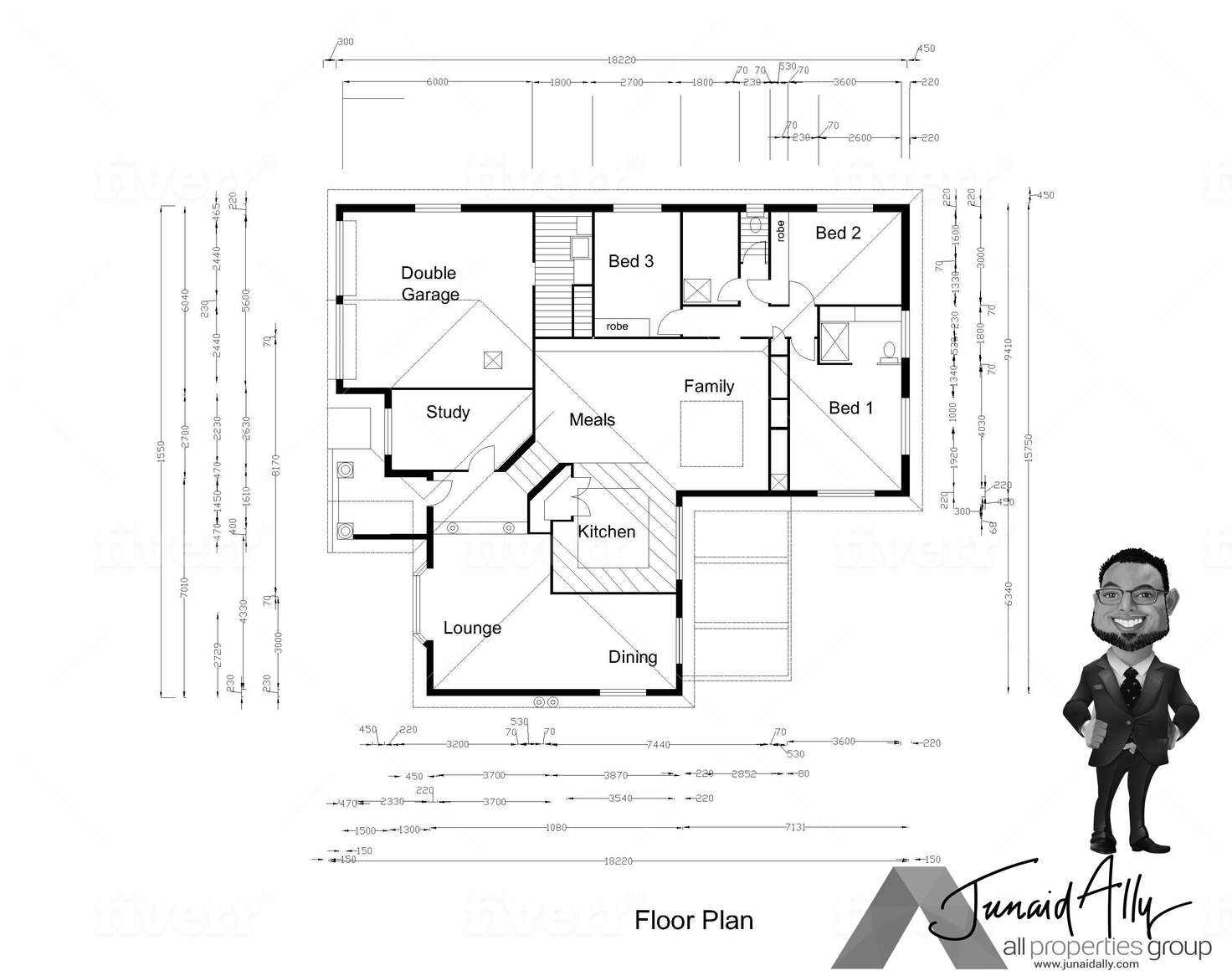 Floorplan of Homely house listing, 7 The Rise, Underwood QLD 4119